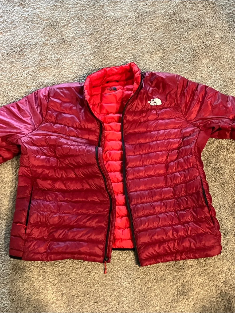 The North Face Red Puffer Jacket